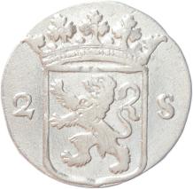 Utrecht Dubbele wapenstuiver 1789