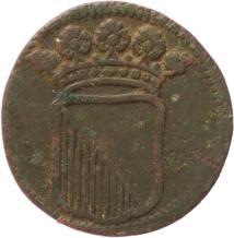 Utrecht-stad Duit 1710