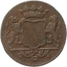 Utrecht-stad Duit 1745