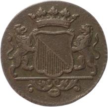 Utrecht-stad Duit 1746