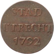 Utrecht-stad Duit 1792