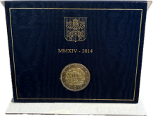 Vatican 2 euros 2014 Berlin Wall BU in blister