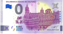 0 Euro biljet Spanje 2025 - Salamanca Ciudad de Cultura