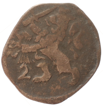 West-Friesland Dubbele stuiver 1702