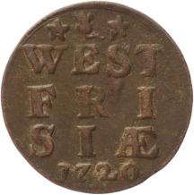 West-Friesland Duit 1720