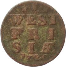 West-Friesland Duit 1720