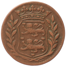 West-Friesland Duit 1739