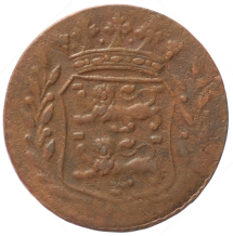 West-Friesland Duit 1754