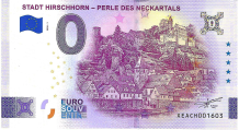 0 Euro biljet Duitsland 2026 - Stadt Hirschhorn - Perle des Neckartals