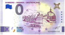 0 Euro biljet Duitsland 2026 - Bamberg - Bavaria - Deutschland GOLD LABEL