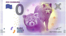 0 Euro biljet Duitsland 2017 - Zoo Duisburg