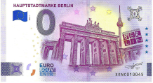 0 Euro biljet Duitsland 2026 - Hauptstadtmarke Berlin