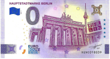 0 Euro biljet Duitsland 2026 - Hauptstadtmarke Berlin GOLD LABEL