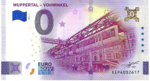 0 Euro biljet Duitsland 2026 - Wuppertal - Vohwinkel GOLD LABEL