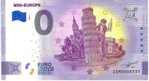 0 Euro biljet België 2022 - Mini-Europa ANNIVERSARY