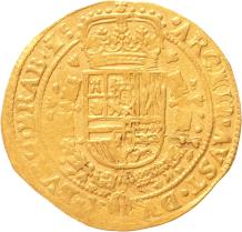 Zuidelijke Nederlanden Brabant. Philips IV. Gouden leeuw. 1656