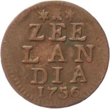 Zeeland Duit 1756