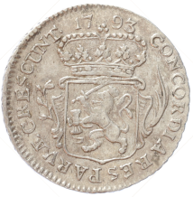 Zeeland Achtste dukaat zilver 1793