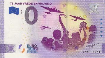 0 Euro biljet Nederland 2020 - 75 jaar Vrede en Vrijheid I ANNIVERSARY EDITION
