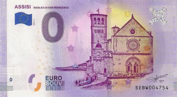 0 Euro biljet Italië 2019 - Assisi