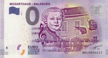 0 Euro biljet Oostenrijk 2017 - Mozarthaus Salzburg II