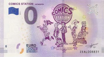 0 Euro Biljet België 2018 - Comics station