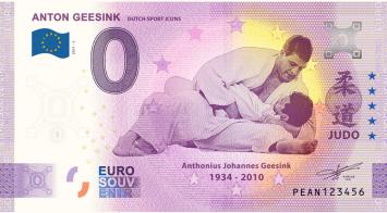 0 Euro biljet Nederland 2021 - Anton Geesink ANNIVERSARY