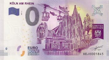 0 Euro biljet Duitsland 2017 - Köln am Rhein III