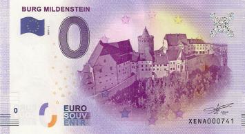 0 Euro biljet Duitsland 2017 - Burg Mildenstein