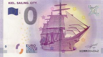 0 Euro biljet Duitsland 2017 - Kiel Sailing City