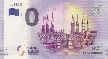 0 Euro biljet Duitsland 2017 - Lübeck