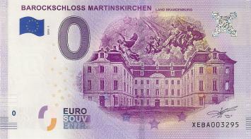 0 Euro biljet Duitsland 2018 - Barockschloss Martinskirchen