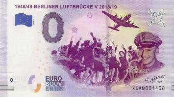 0 Euro biljet Duitsland 2019 - Berliner Luftbrücke V