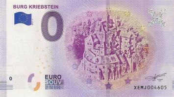 0 Euro biljet Duitsland 2019 - Burg Kriebstein