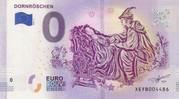 0 Euro biljet Duitsland 2019 - Dornröschen
