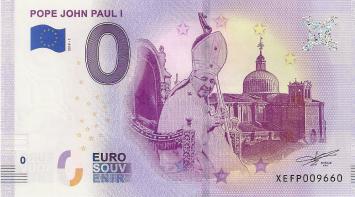 0 Euro biljet Duitsland 2019 - Pope John Paul I