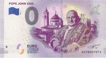 0 Euro biljet Duitsland 2019 - Pope John XXIII