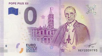 0 Euro biljet Duitsland 2019 - Pope Pius XII