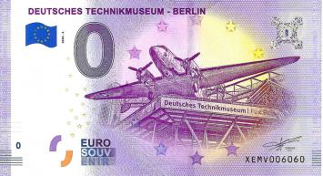 0 Euro biljet Duitsland 2020 - Deutsches Technikmuseum Berlin