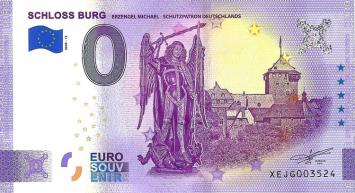 0 Euro biljet Duitsland 2020 - Schloss Burg - Erzengel Michael