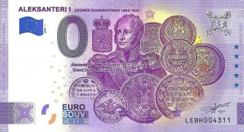 0 Euro biljet Finland 2020 - Aleksanteri I
