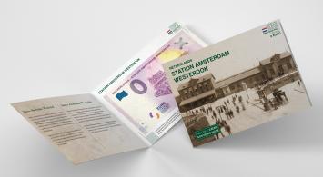 0 Euro biljet Nederland 2019 - Station Amsterdam Westerdok LIMITED EDITION FIP#12