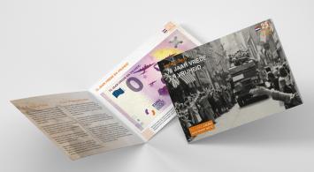 0 Euro biljet Nederland 2020 - 75 Jaar Vrede en Vrijheid LIMITED EDITION FIP#25