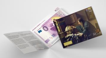 0 Euro biljet Nederland 2021 - Vermeer De Astronoom LIMITED EDITION FIP#44