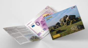 0 Euro biljet Nederland 2021 - Hunebed Drenthe LIMITED EDITION FIP#48