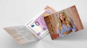 0 Euro biljet Nederland 2021 - Prinses Amalia 18 jaar LIMITED EDITION FIP#53