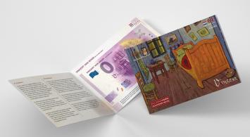 0 Euro biljet Nederland 2022 - Van Gogh De Slaapkamer LIMITED EDITION FIP#64