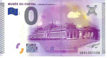 0 Euro biljet Frankrijk 2015 - Musee du Cheval