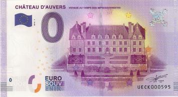 0 Euro biljet Frankrijk 2016 - Chateau d'Auvers