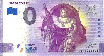 0 Euro biljet Frankrijk 2020 - Napoléon 1er ANNIVERSARY